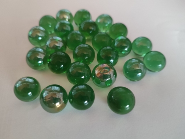 Green transparent iridescent 16mm